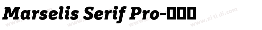 Marselis Serif Pro字体转换